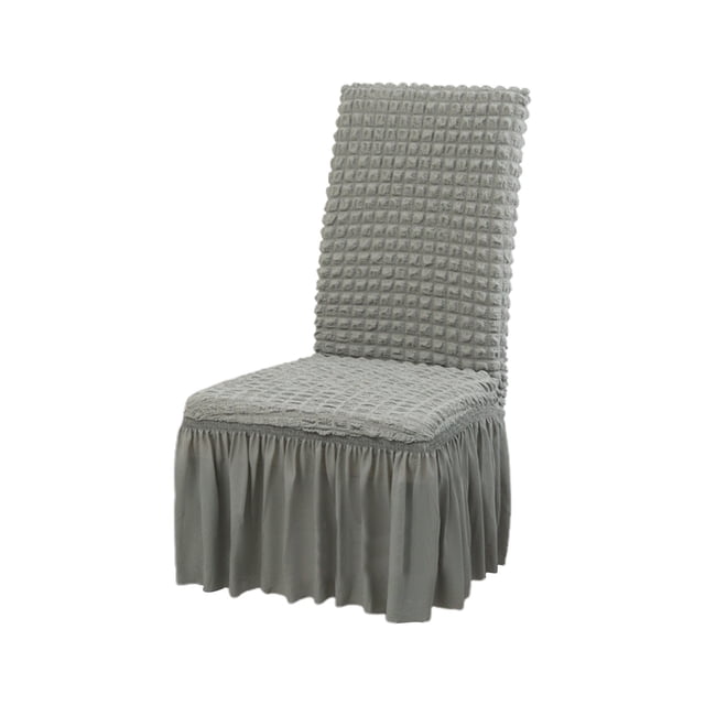Four Season Universal All Inclusive Elastic Fabric Dining Chair Cover Dining Room And Study Dirty Proof Chair Cover