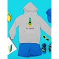 thumbnail image 3 of Just Be Yourself, Cactus Hoodie Juniors -Image by Shutterstock,  Medium, 3 of 4