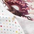 thumbnail image 3 of Metsweet Sakura Dragon Bedding, Japanese Style Cherry Blossom Duvet Cover Full, Purple Pink,3pcs,1 Duvet Cover and 2 Pillowcases, 3 of 5