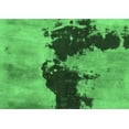 thumbnail image 1 of Ahgly Company Indoor Rectangle Abstract Emerald Green Modern Area Rugs, 7' x 10', 1 of 4
