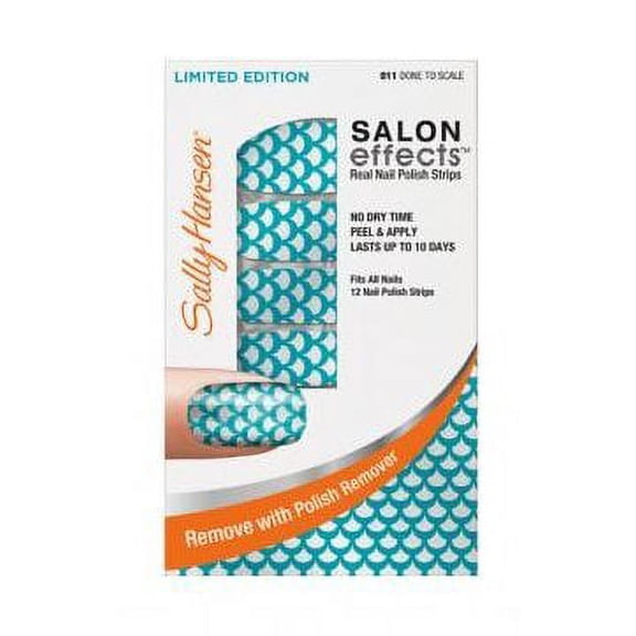 Sally Hansen Real Nail Polish Strips ~ Done to Scale 011 ~ Limited Edition