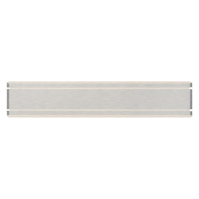 Better Homes & Gardens Gray Fringe Table Runner - 14 x 90" - Gray - 100% Cotton