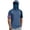 Navy01, variant on Men Summer Quick Dry Short Sleeve Hooded T Shirt with Face Cover Breathable Sun Protection Athletic Tops for Fishing Hiking Running Workout Outdoor Sports