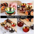 thumbnail image 4 of 4PCS Stainless Steel Sauce Dish Practical Multi-functional Dipping Bowl, 4 of 8