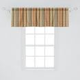 thumbnail image 2 of Ambesonne Stripes Window Valance, Simplistic Shape Pattern, 54" X 18", Multicolor, 2 of 3