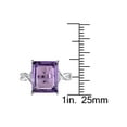 thumbnail image 4 of 5.80 Carat (Ctw) Amethyst & White Topaz Ring in Sterling Silver, 4 of 5
