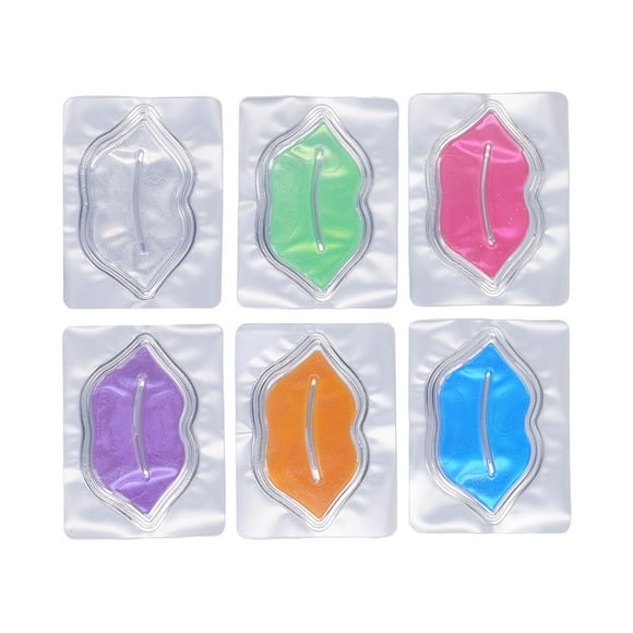 Collagen Lip Mask, Colímeno Lip Pad Nutrent Envejeciendo 18 piezas anti -envejecimento para labio agrietado