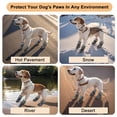 thumbnail image 7 of Unique Bargains 4pcs Dog Shoes Breathable Mesh Dog Shoes Dog Boots Paw Protectors Gray Size 6 Width 2.55", 7 of 7