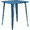 Blue, variant on Flash Furniture Commercial Grade 31.5" Square Orange Metal Indoor-Outdoor Bar Height Table