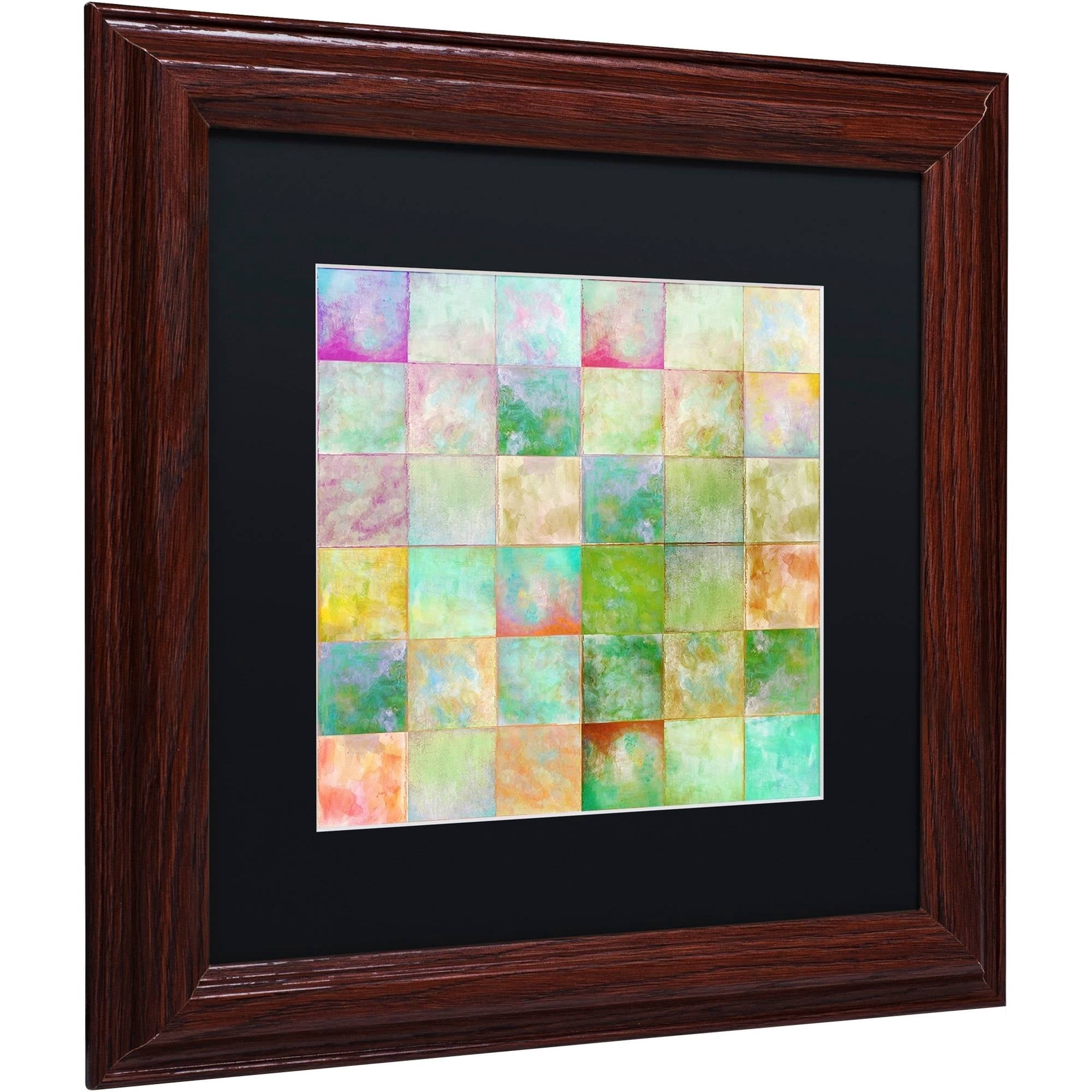 Trademark Fine Art "Paintbox" Canvas Art by Color Bakery Black Matte, Wood Frame