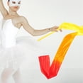 thumbnail image 3 of OULII Ribbon Streamers Sticks Gradient Colors 1Pack for Adults Performance Dance Props, 3 of 8