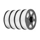 thumbnail image 3 of 4 filamentos para impresora 3D, accesorio universal para impresora 3D resistente al desgaste. Blanco, 3 of 9