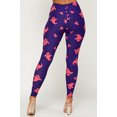 thumbnail image 3 of Women's Regular Pink Ghost Halloween Pattern Printed Leggings, 3 of 3