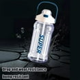 thumbnail image 6 of Large Capacity Sports Water Bottle - 2000ml Insulated Plastic Cup with Handle, Heat & Cold Resistant, Leakproof Design for Fitness, Gym, Outdoor Activities, 6 of 6