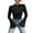 Black, variant on Women's Elegant Top, Half High Neck Ruffled Collar Blouse with Asymmetric Design and Bell Sleeves, Chic Fashion Shirt for Date Night, Parties, and Special Occasion Outfits-Pink