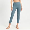 thumbnail image 2 of DDAPJ pyju Cotton Modal Leggings Women High Waisted Ankle Length Yoga Pants Buttery Soft Comfortable Lounge Workout Bottoms Army Green XXL, 2 of 8