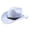 Light Blue, variant on TIANZEN Western Cowboy Hat With Curved Brim For And Outdoor Adventure Travel Riding Country Style Cow Girl
