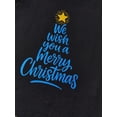 thumbnail image 5 of Family Matching Christmas Pajamas Set Plaid and Letter Print Tops Pants Holiday Pajamas Sleepwear, 5 of 10