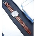 thumbnail image 2 of Correa de reloj de cuero de cocodrilo genuino Reloj de repuesto Correa de liberación rápida Impermeable 10 colores 13 tamaños para hombres y mujeres Hebilla para elegir, 2 of 5