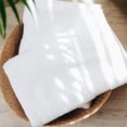 thumbnail image 4 of Super-Plush Bath Towels Set 2-Piece | Premium Cotton Bath Towel Set Absorbent, Durable with Hanging Loops | White Color   Bath Towels, (27 x 54 Inches), 4 of 5