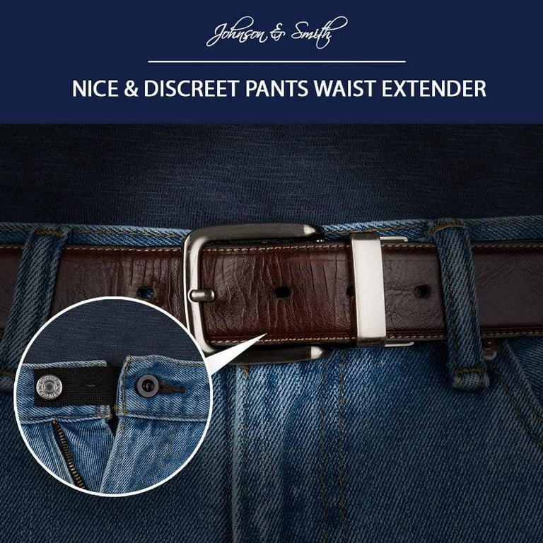 Elastic Pants Waist Extenders (6 Pack), Adjustable Waistband