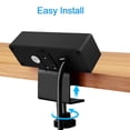 thumbnail image 5 of Regleta de alimentación con abrazadera de escritorio de 3 salidas con puertos USB, estación de energía de carga USB para montaje en escritorio, toma de corriente de borde de 3 pies 125V 12A 1500W, 5 of 5
