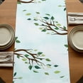 thumbnail image 5 of Table Runners 72 Inches Long Dress Scarves, Easter Gnomes Farmhouse Kitchen Table Runner, Coffee Tablerunners, Spring Watercolor Eggs Country Flower Plant 14x72 Inch, 5 of 9