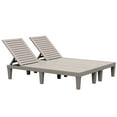 Outsunny Outdoor Patio Double Chaise Lounge Chair with 5Level