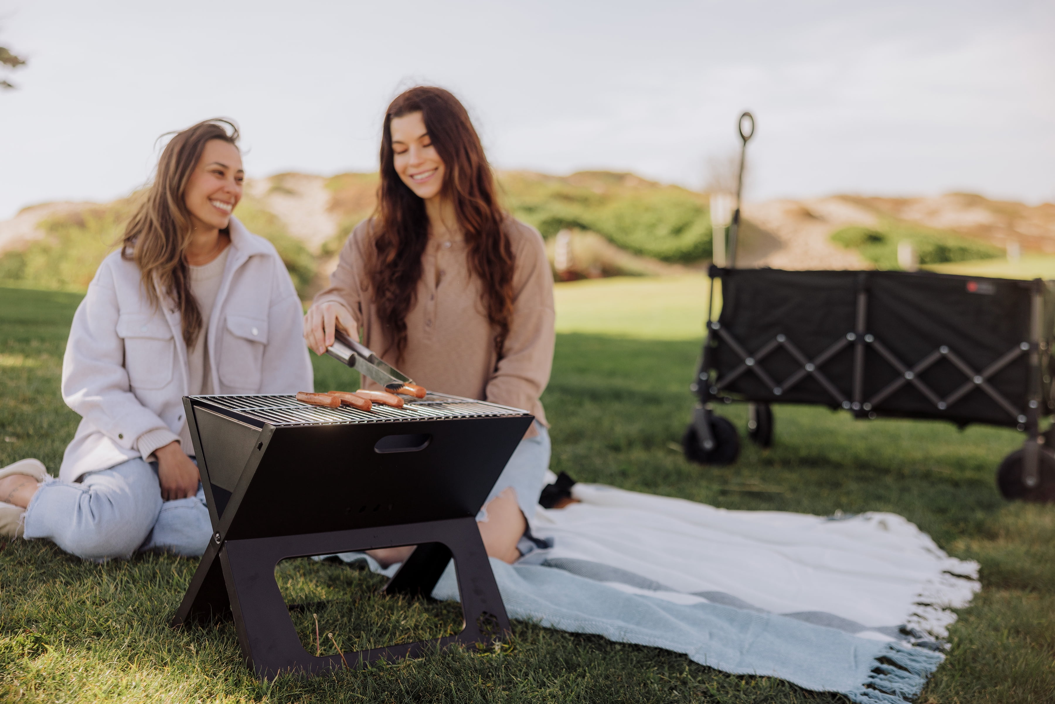 X-Grill 2.0 Portable Charcoal BBQ Grill, (Black)