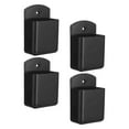 thumbnail image 5 of KAKOWELY wall mount remote case 4pcs Wall Mounted Remote Control Holder Self Adhesive Wall Media Player Controller Case Caddy Pencil Storage Box Organizer For Home Office Black, 5 of 5