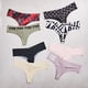 thumbnail image 3 of Las letras rosas aman los deportes, el fitness, el yoga, la seda helada sin costuras, la ropa interior sexy, la tanga, 3 of 6