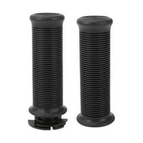 Unique Bargains 7/8" 22mm 15/16" 24mm Motorcycle Hand Grips Cover Kit Non Slip TPU Handlebar End Grips for Motorcycle Scooter Bicycle ATV Black 1 Set