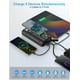 thumbnail image 2 of Batería externa SOXONO, 4000 mAh, solar, carga rápida, 20 W, color negro, 2 of 9