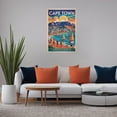 thumbnail image 5 of Vintage Cape Town Travel Poster South African City Tourism Wall Art Print Print Poster, 5 of 8