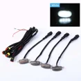 thumbnail image 3 of 3/4/5/6x Luz LED universal para rejilla de coche, carcasa ahumada, luz de rejilla ámbar, arnés de cables, luz antiniebla de circulación diurna para Ford, Toyota y SUV, 3 of 5