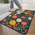 thumbnail image 4 of Pioneer Flower Floral Print Pattern Door Rugs,Washable Non Slip Door Mats Indoor,Decorative Door Mats,Entry Mat Indoor for Entrance,Bedroom,Kitchen,Bathroom,30"x17", 4 of 6