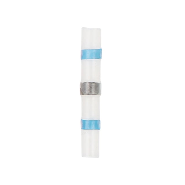 Inteprter 300 Pcs Red Solder Seal Wire Electrical Marine Connection Connector Automotive Terminal Sleeve with Butt Soldering Crimp Electrónica miscelánea Azul 1PC