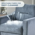 thumbnail image 4 of BSHTI Couch Comfortable Sectional Couches and Sofas for Living Room Bedroom Office Small Space, 4 of 16