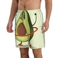 thumbnail image 2 of Goofa Avocado1 Printed Mens Swim Trunks Summer Quick Dry Short Beach Swimwear Bathing Suits-3X-Large, 2 of 9
