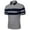 Grey, variant on Polos Short Sleeve, Scrunch Neck Polo Golf Shirts for Men Striped Clothing Splicing Lapel Top Cotton Striped, Workwear for Men