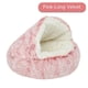 thumbnail image 1 of Spring 2 In 1 Cat Bed Round Pet Bed House Dog Bed Sleeping Bag Sofa Cushion Nest For Small Dogs Cats Kitten  dog house ShopWise Round, 1 of 14