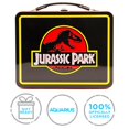 thumbnail image 2 of AQUARIUS Jurassic Park Fun Box - Caja de almacenamiento de lata resistente con mango de plástico y cubierta frontal en relieve, con licencia oficial de Jurassic Park y regalo coleccionable, 2 of 8