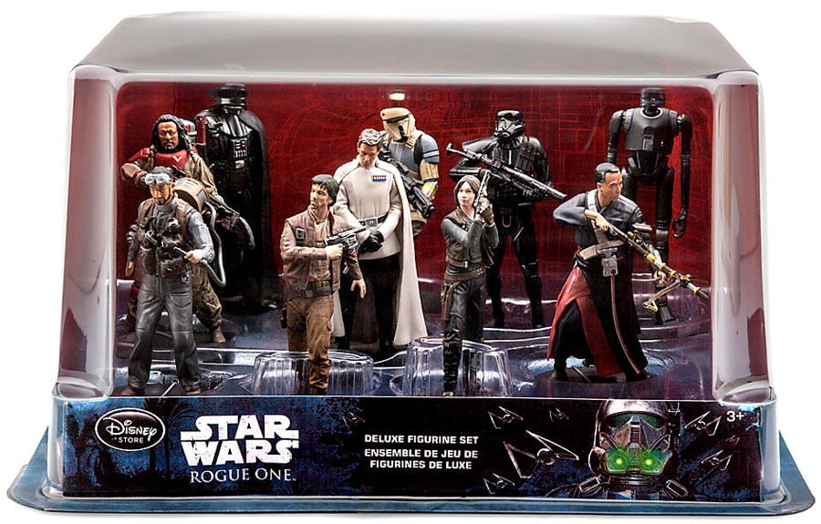Disney Star Wars Deluxe 10 Figurine Playset The Force Awakens & 2 Figurines for sale online 