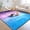 Blue Purple Gradient, variant on ZRSDIXK Large Area Rug, 5ft x 8ft Shag Living Room Rug, Indoor Modern Tie-dye Area Rugs for Bedroom, Rectangle Fluffy Home Carpets, Light Gray