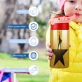 thumbnail image 5 of Hamilton The Musical Kids Water Bottle with Silicone Straw And Spill-Proof Lid, 12 Oz Stainless Steel Double-Wall Vacuum Insulated Water Bottles for Boys Girls, 5 of 8