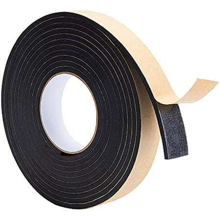 32.8 Feet Thick High Density Window Foam Strip 1.18Inch Width Single-Sided Adhesive EVA Seal Foam Strip