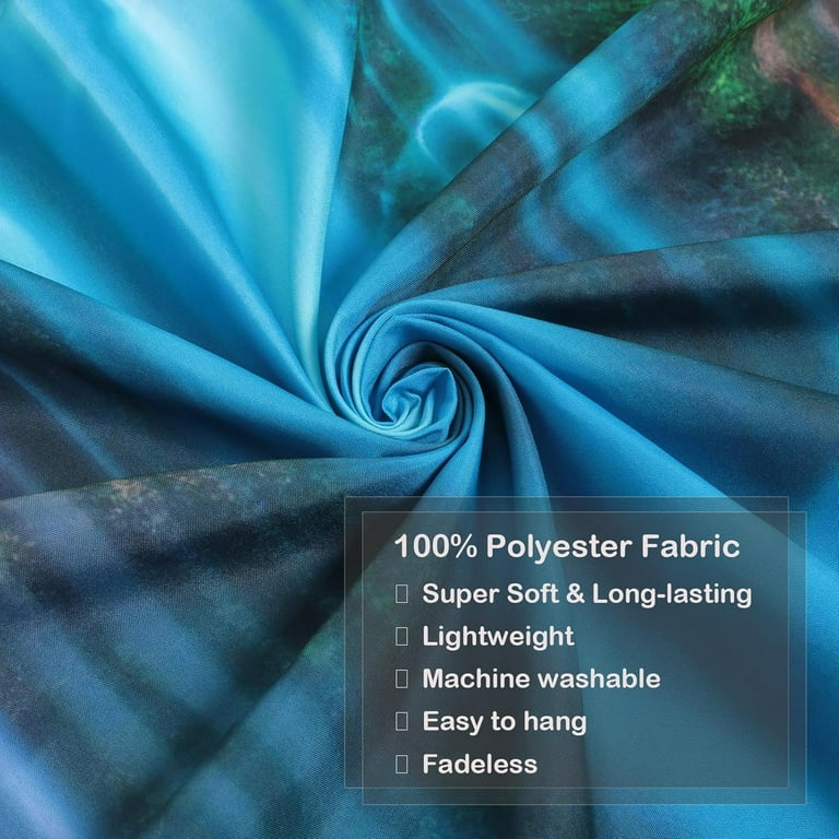 Simpkeely Blacklight Waterfall Tapestry 59x80 UV Reactive photo 4