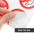 thumbnail image 3 of MOVTOTOP 5 Sheets of Adhesive Do Not Touch Sign Caution Danger Decal Sticky Decal No Touch Sign, 3 of 7