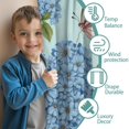 thumbnail image 3 of Blackout Kids Curtains,Pioneer Flower and Butterfly Childrens Insulated Curtains Set Of 2,Bedroom Essentials,Toddler Room Decor 42x54in(106x137cm), 3 of 4