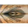 thumbnail image 2 of Paulson, Don 14x11 White Modern Wood Framed Museum Art Print Titled - Utah, Glen Canyon Abstract reflection sandstone, 2 of 4